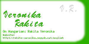 veronika rakita business card